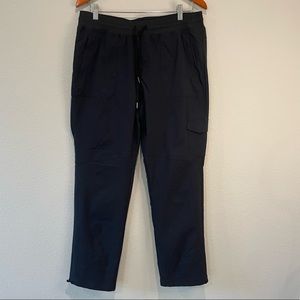 Eddie Bauer Black Lined/Insulated Drawstring Pants